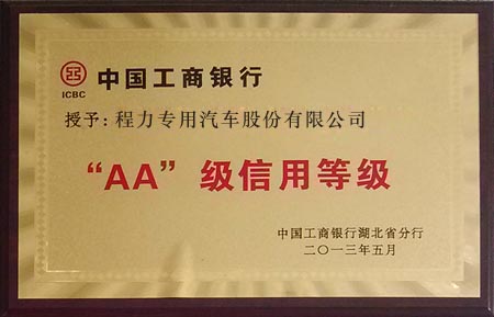 工商银行AA+信用企业