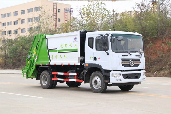 东风D9 12方压缩垃圾车发车江苏邳州