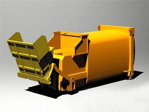 压缩垃圾站使用方式及工作原理示意图