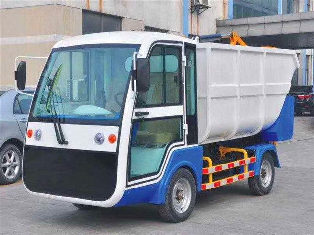 四轮电动自装卸式压缩垃圾车详细参数配置_新能源环卫垃圾车