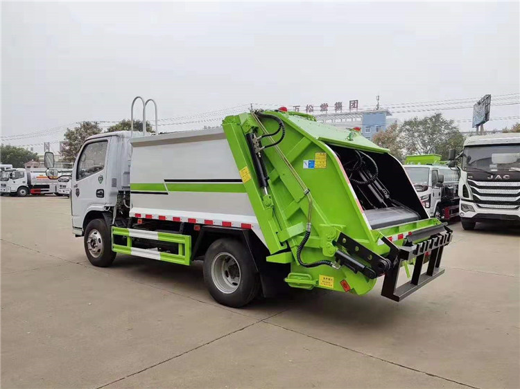 新款东风国六6方压缩垃圾车是农村社区垃圾清运首选车型
