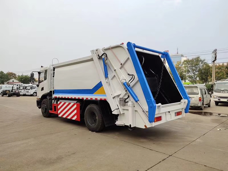 东风天锦国六12方天然气压缩垃圾车配置说明