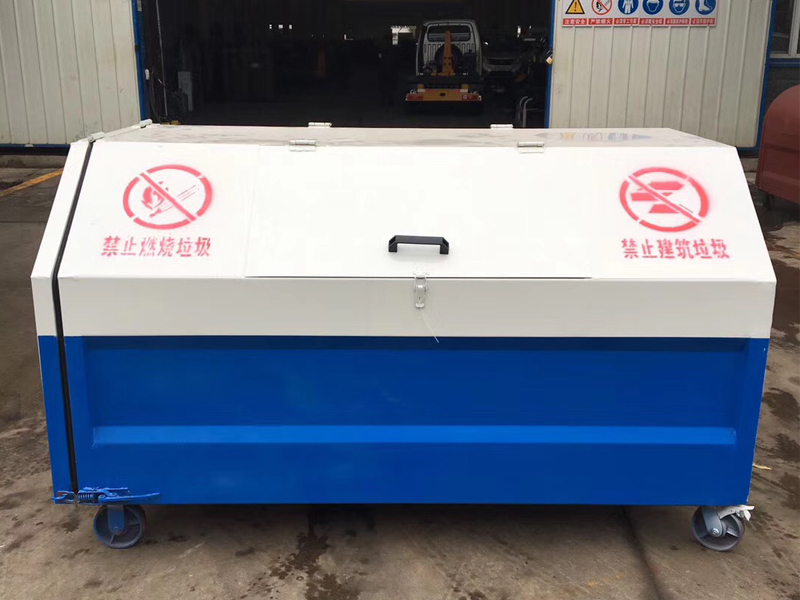 程力3方勾臂垃圾箱材质工艺说明