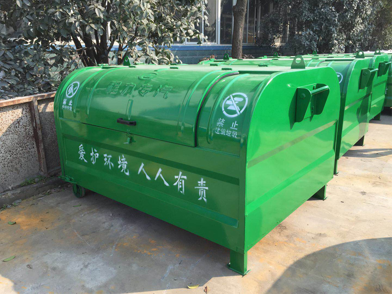 程力3方勾臂垃圾箱材质工艺说明