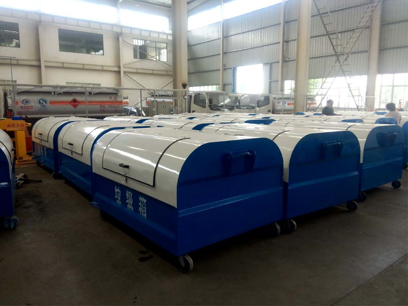 程力3方勾臂垃圾箱材质工艺说明