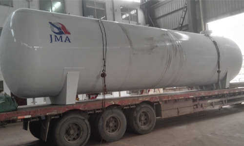 出口尼日利亚65方液化气储罐送往上海港口