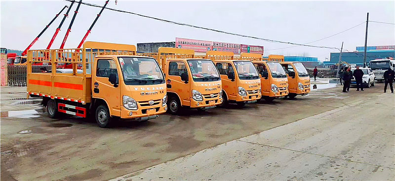 5台跃进柴油气瓶运输车顺利发车